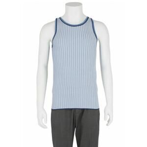 Salvatore Ferragamo Striped Tank Top w/Tags Size Large NWT